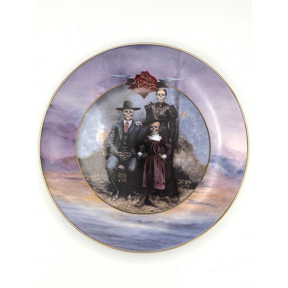Grateful Dead Family Album Plate Stanley Mouse Hamilton Collection 1997